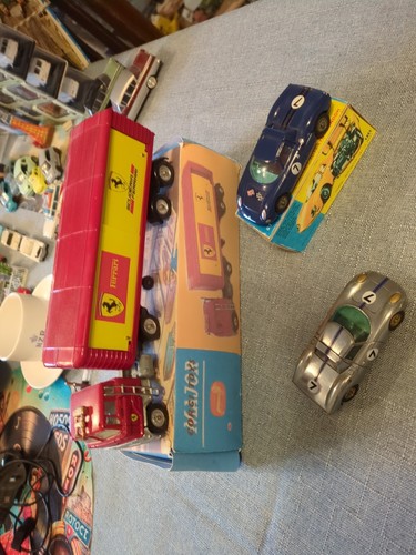 Corgi ferrari truck and cars - ferrari,